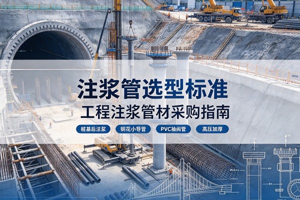 榆阳注浆管选型标准